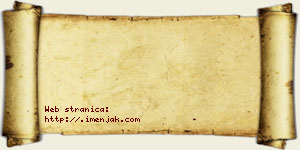 Andjelina Bulović vizit kartica